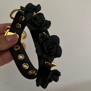 New Rose & spike embellished ankle cuff